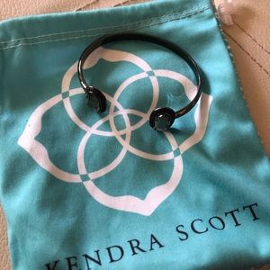 Kendra Scott Gunmetal cuff bracelet